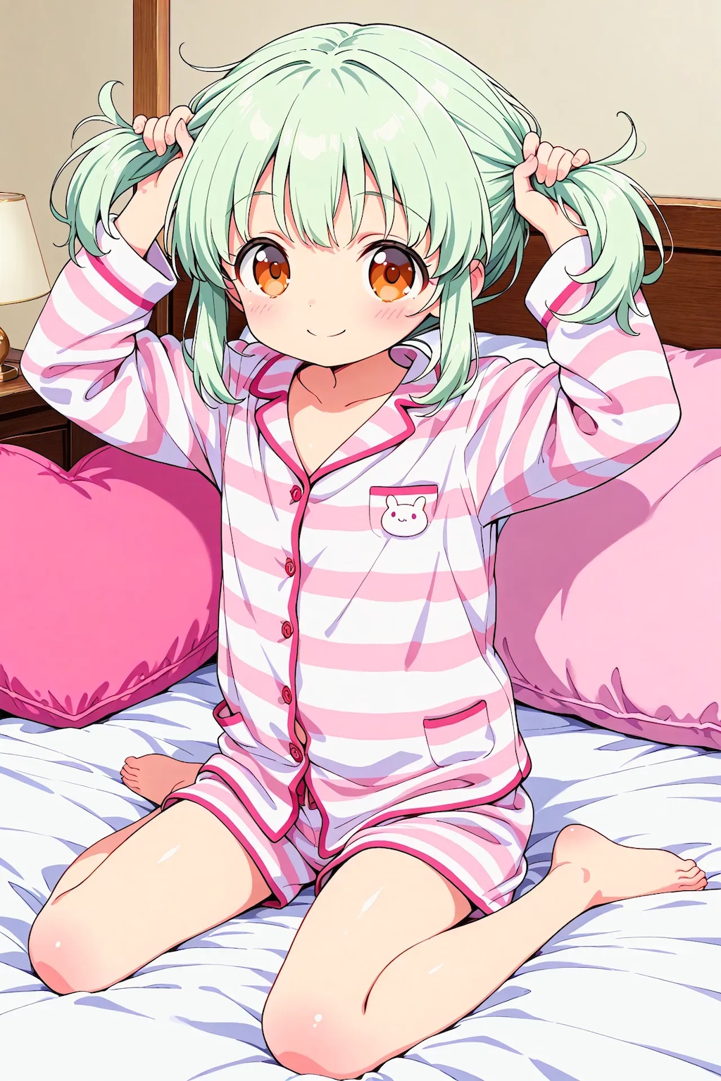 ね、ちゃんと起きたでしょ？