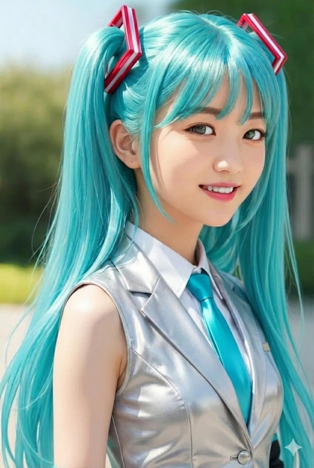初音ミクのコスプレ