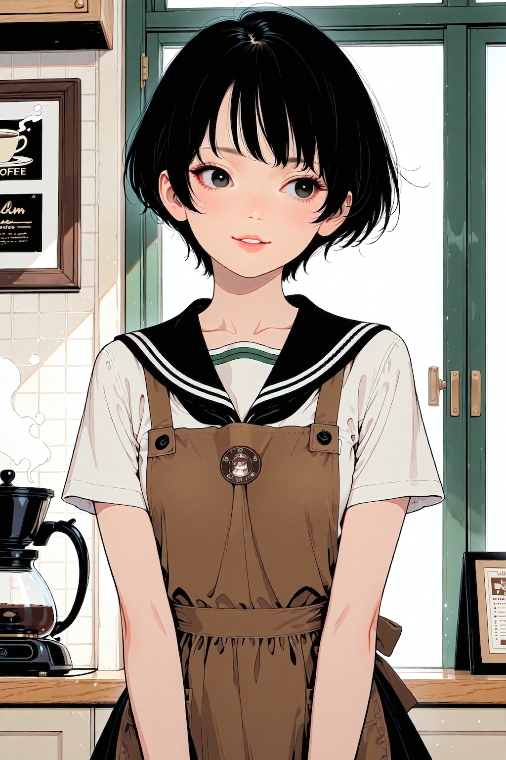 カフェ店員