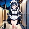 ネコとメイド 12枚目