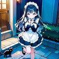 ネコとメイド 5枚目
