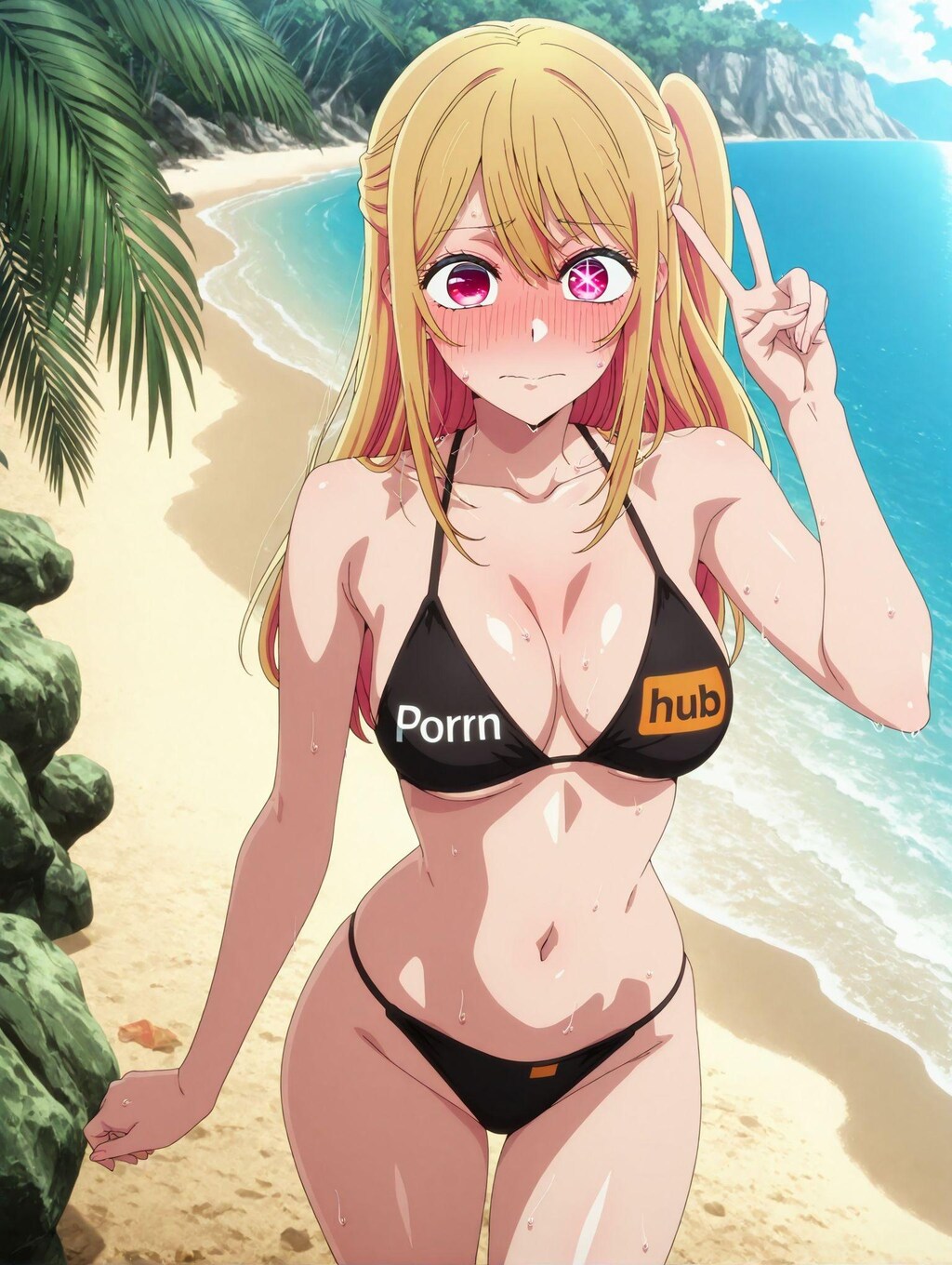 星野ルビー×Pornhubビキニ