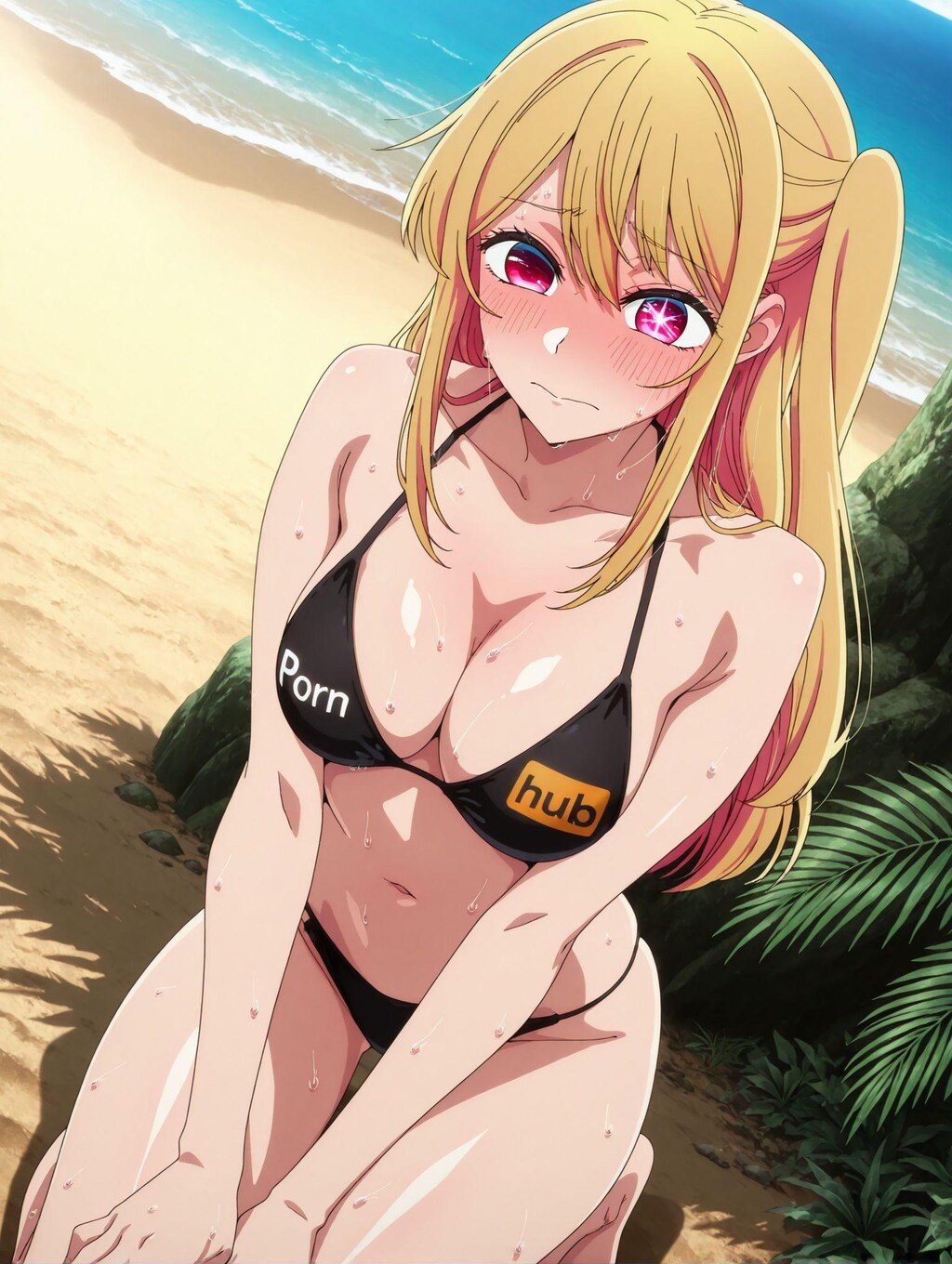星野ルビー×Pornhubビキニ