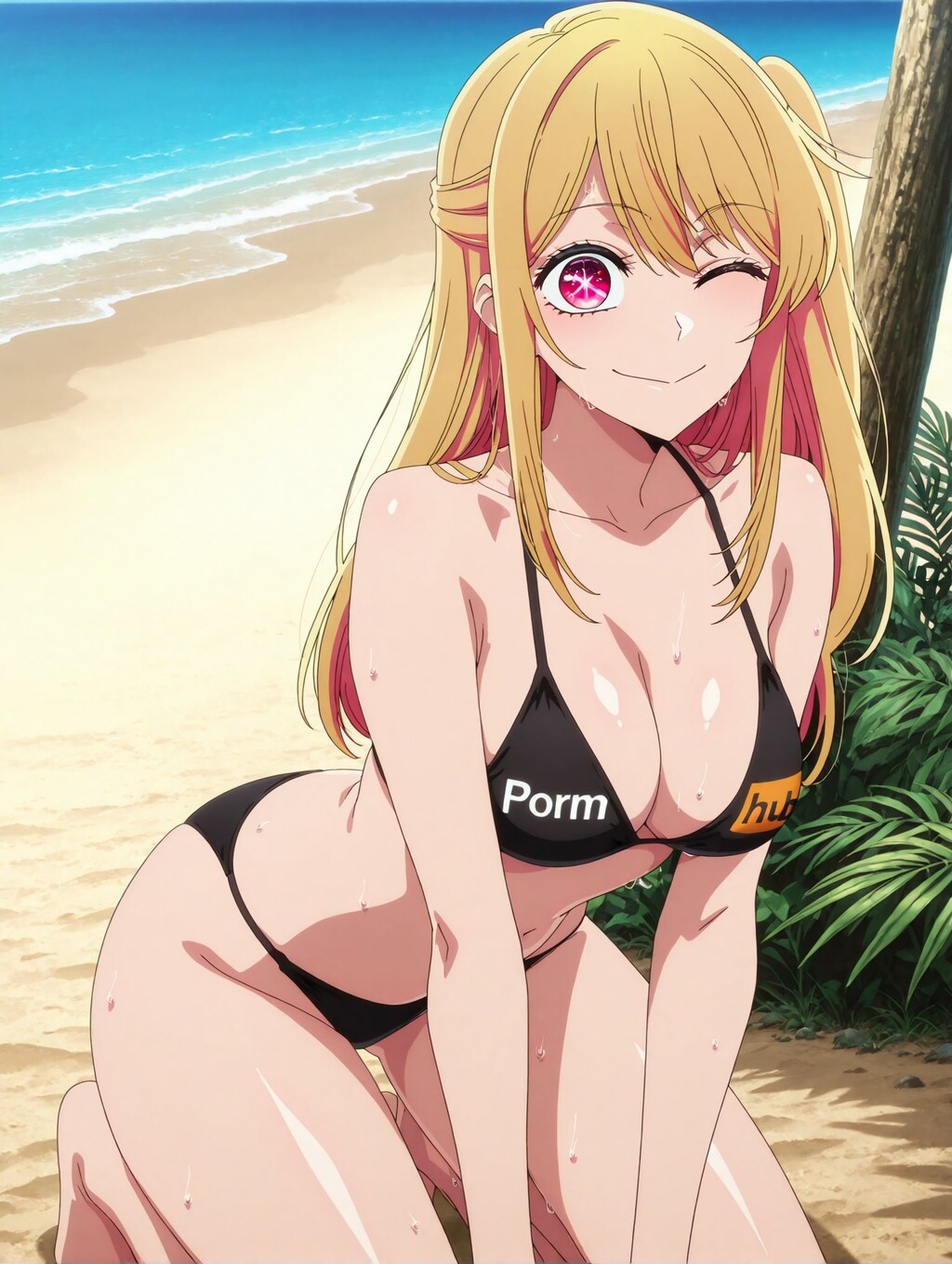 星野ルビー×Pornhubビキニ