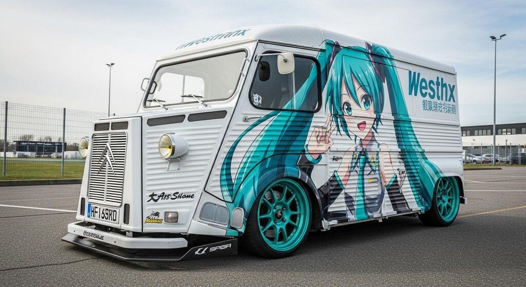 シトロエンバン初音ミク痛車