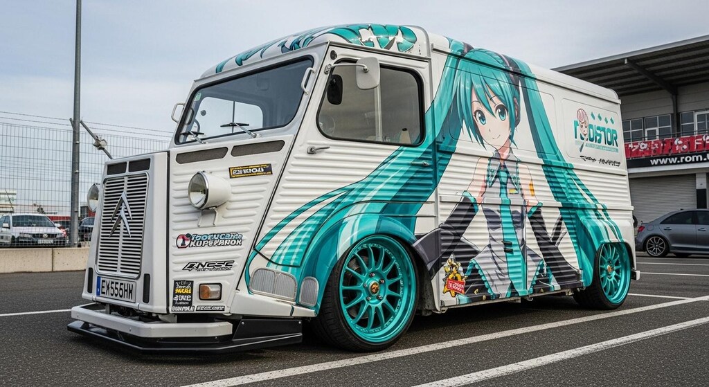 シトロエンバン初音ミク痛車