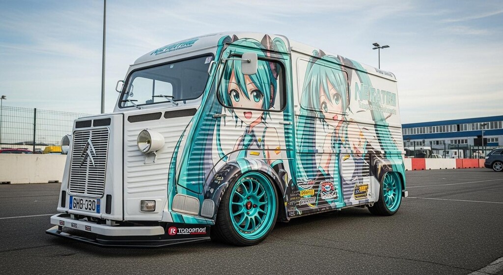 シトロエンバン初音ミク痛車