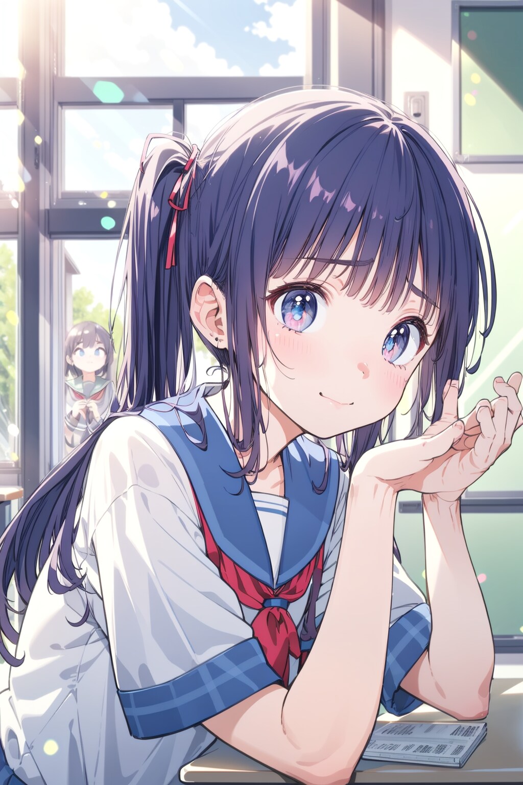 隣の席の子