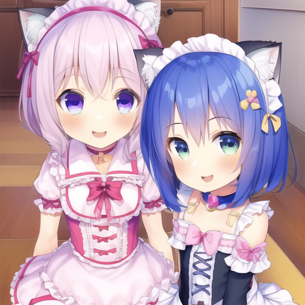 猫耳ろりふわメイドちゃん