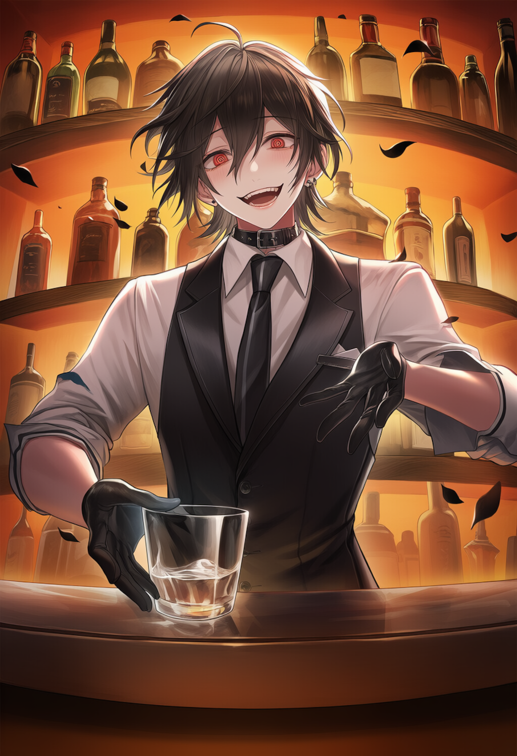 怪しいバーテンダー  (服部先輩)