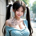 萌え要素てんこ盛りコーデの爆乳J系優希ちゃん 3枚目