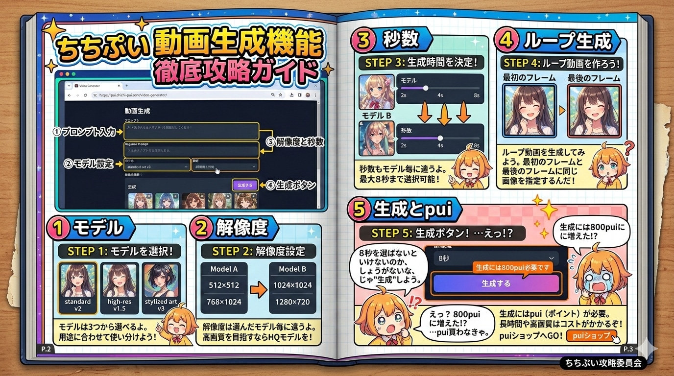 ちちぷい動画生成機能の紹介