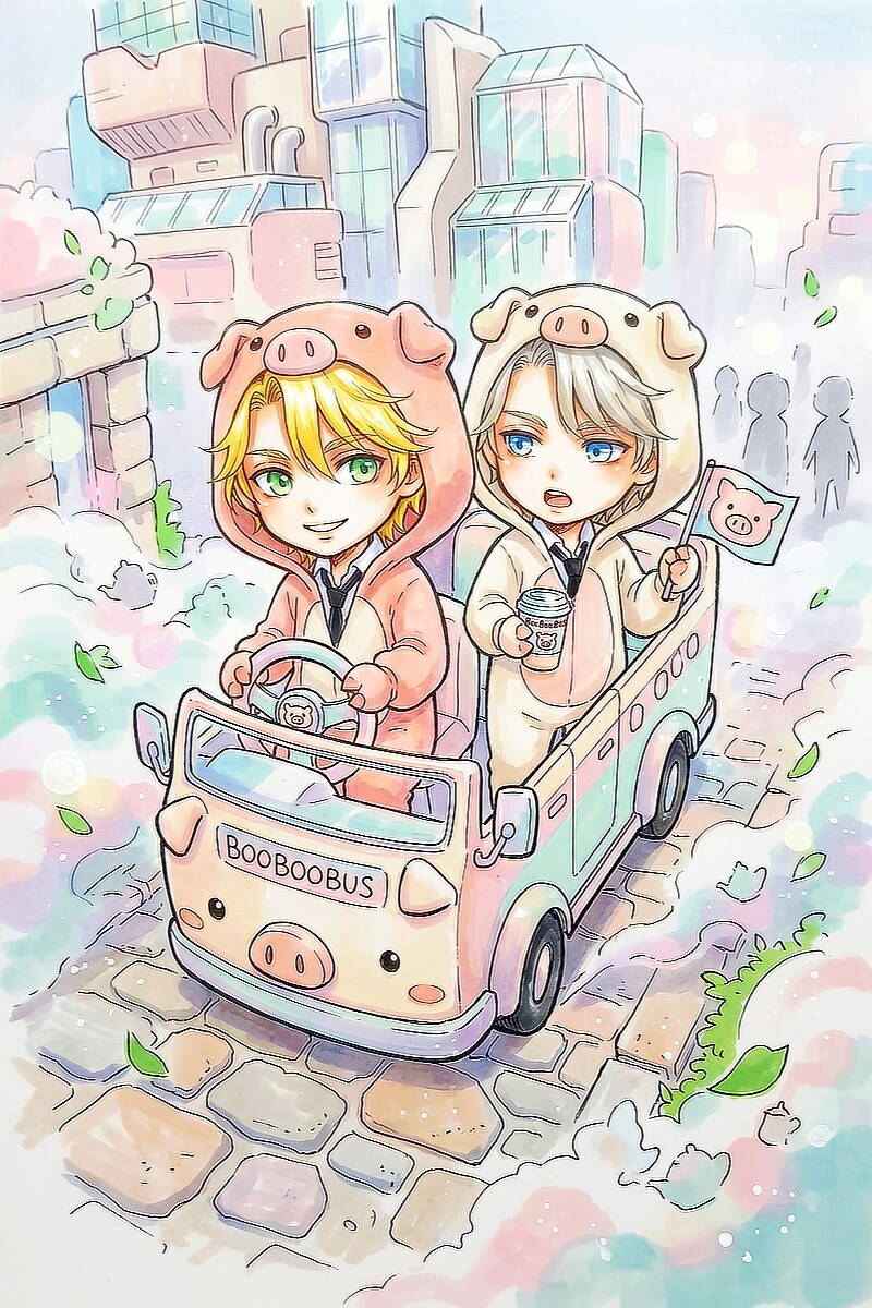 BOO BOO BUS | の人気AIイラスト・グラビア