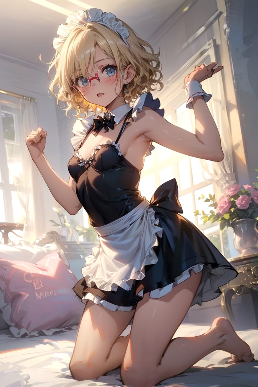 メイドの眼鏡っ娘