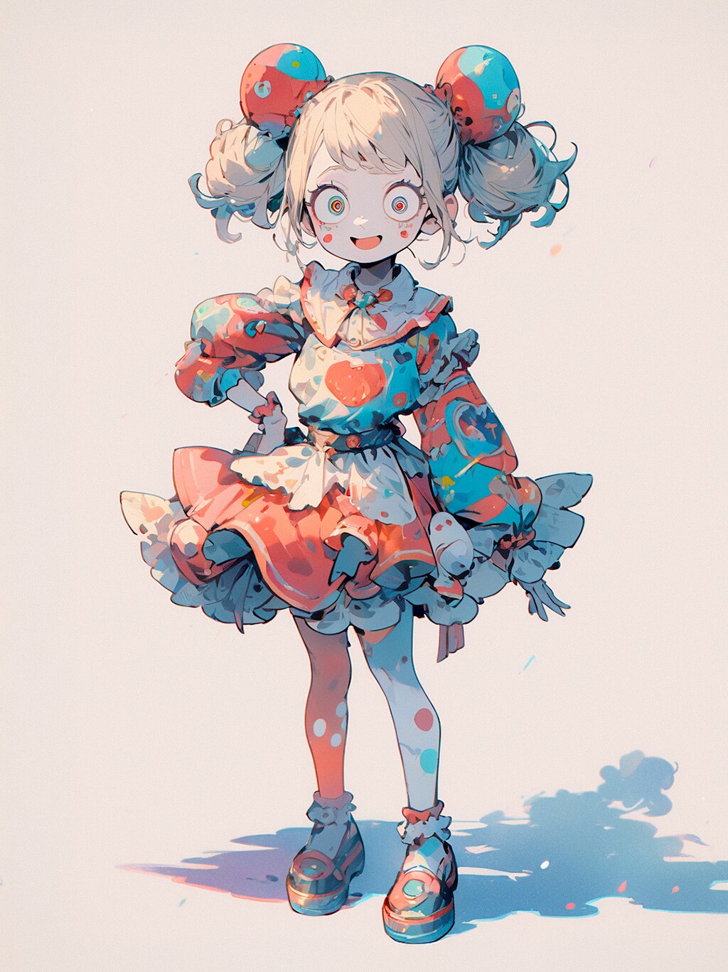 ピエロのコスプレちゃん