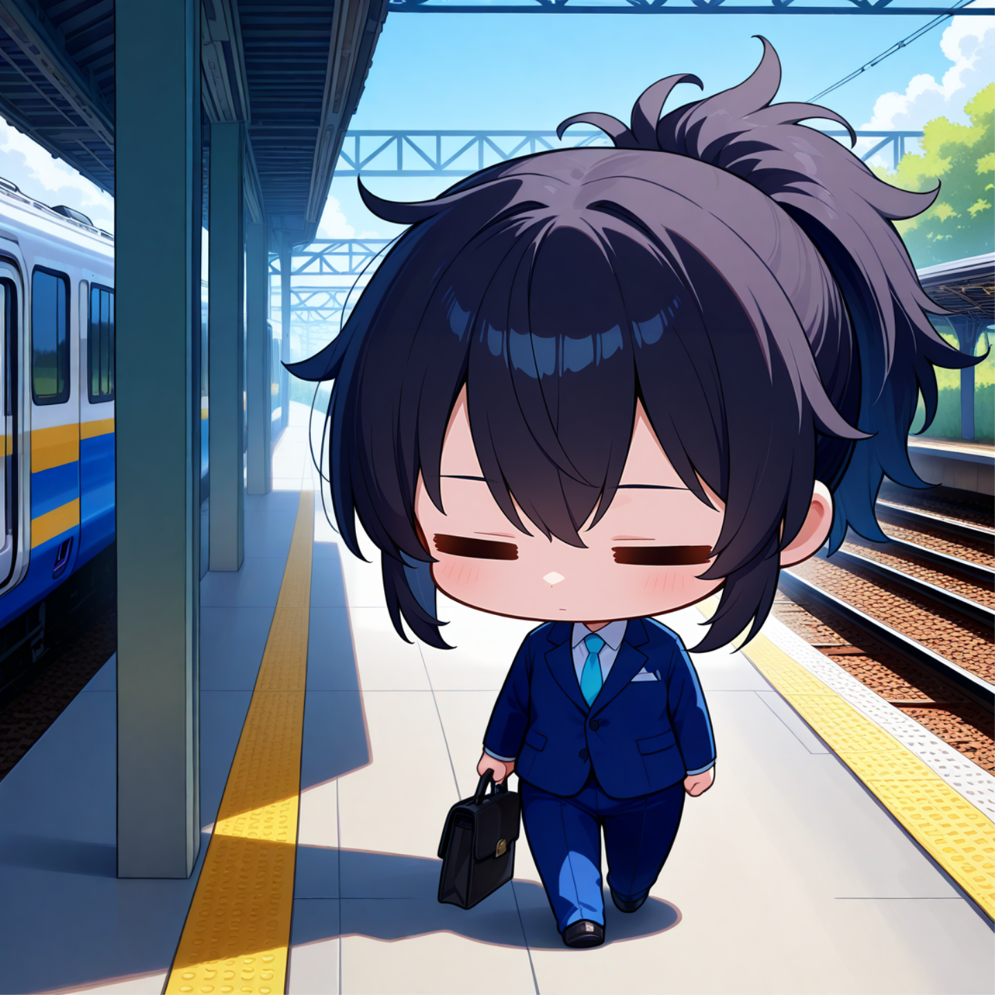 会社が始まる。。。 | の人気AIイラスト・グラビア