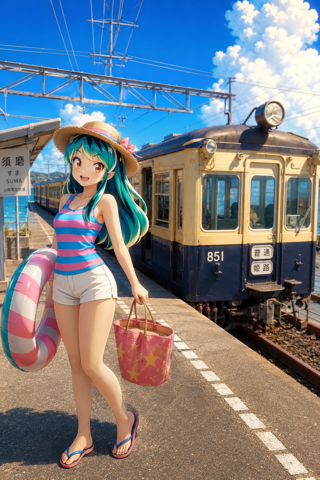 旅するラムちゃん8 | の人気AIイラスト・グラビア