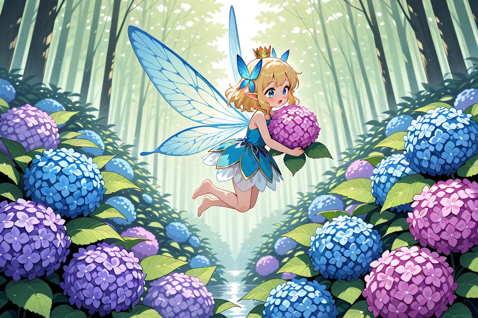 No.340 紫陽花の妖精