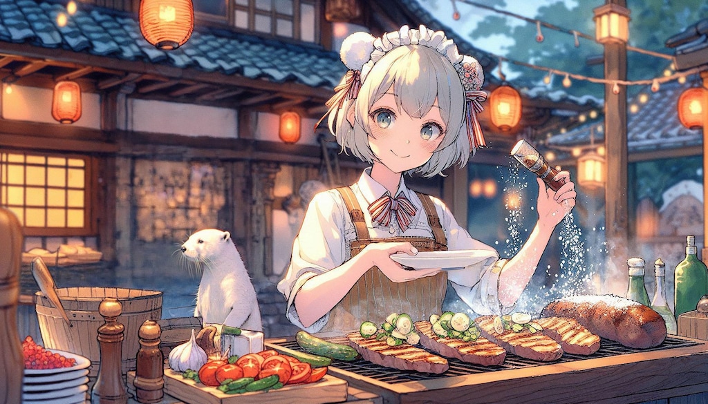 酒場の白くま-Dalle編