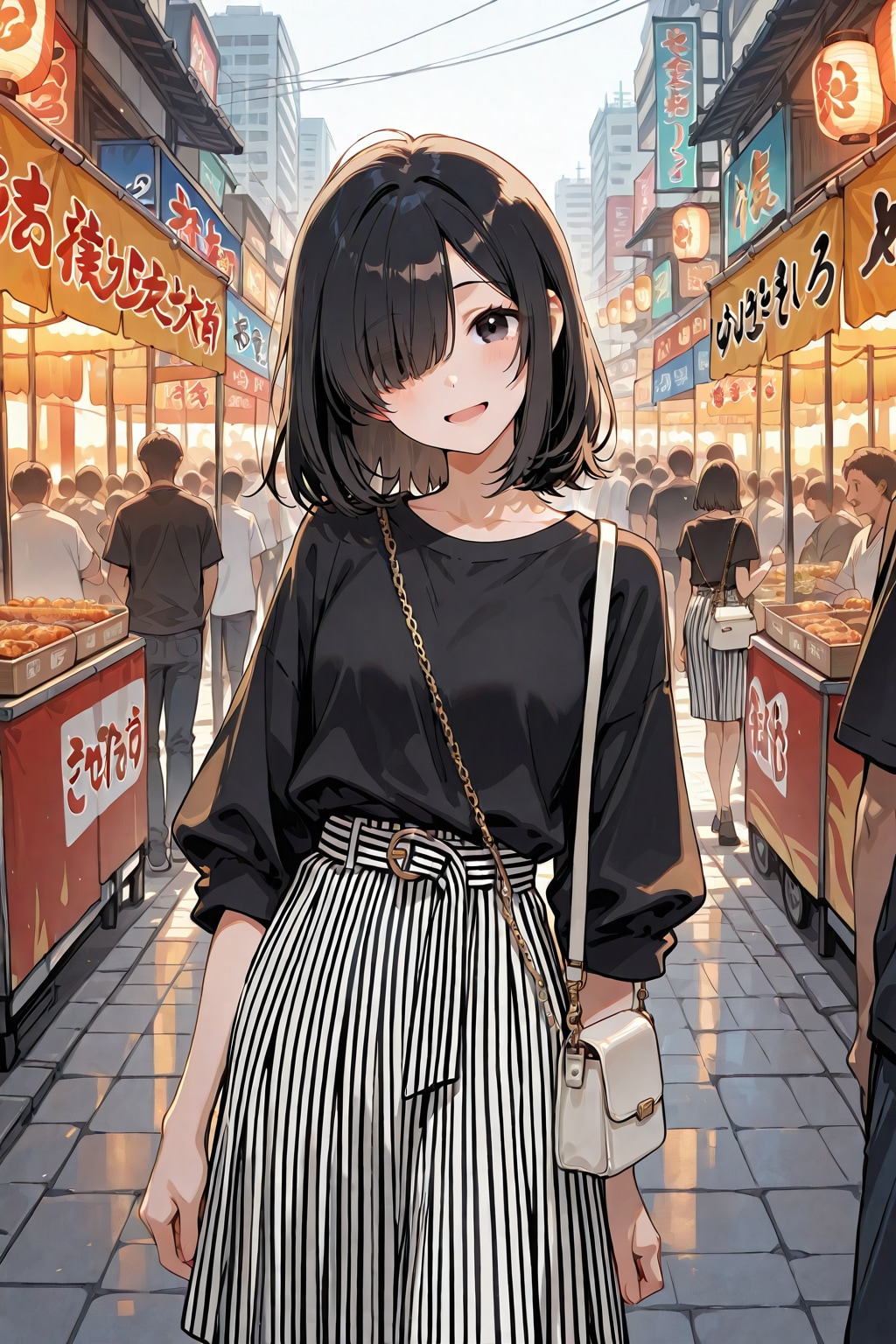 めかくれ女子＃１７２ | の人気AIイラスト・グラビア