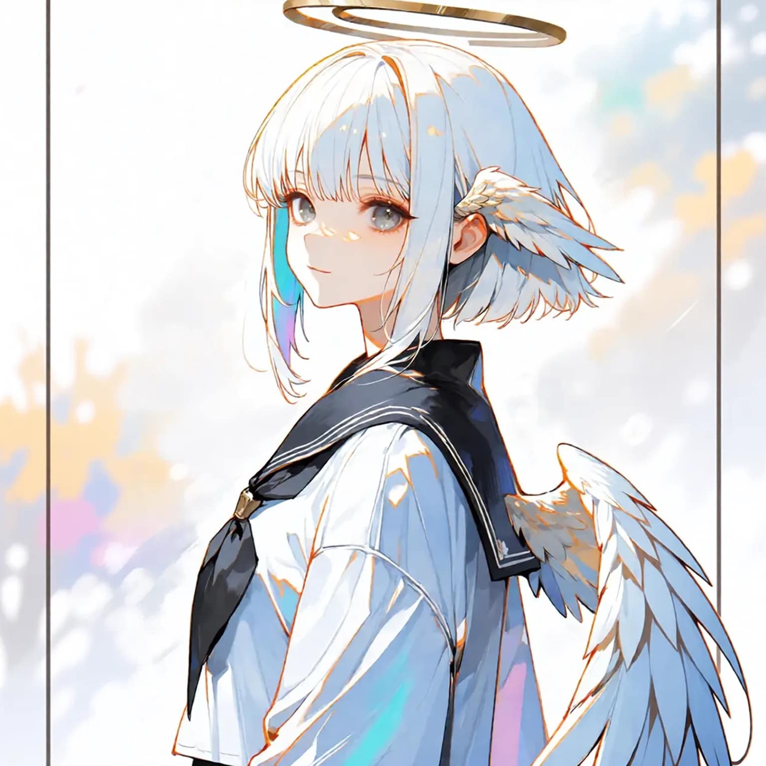 天使な女子高生 | の人気AIイラスト・グラビア