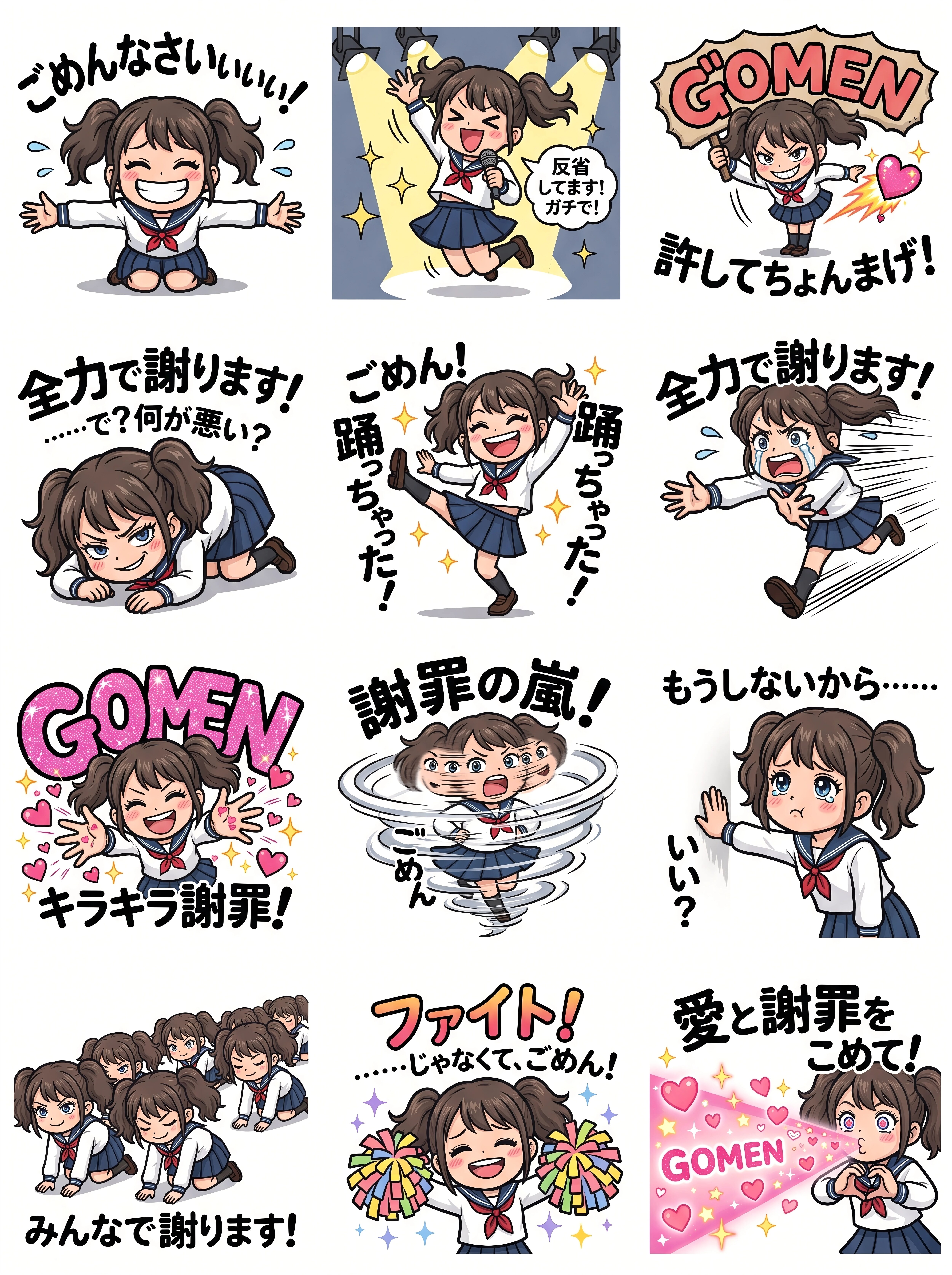 Ultimate Apology Sticker Pack