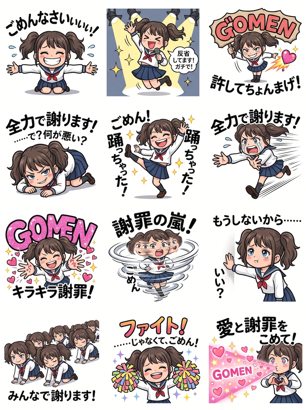 Ultimate Apology Sticker Pack
