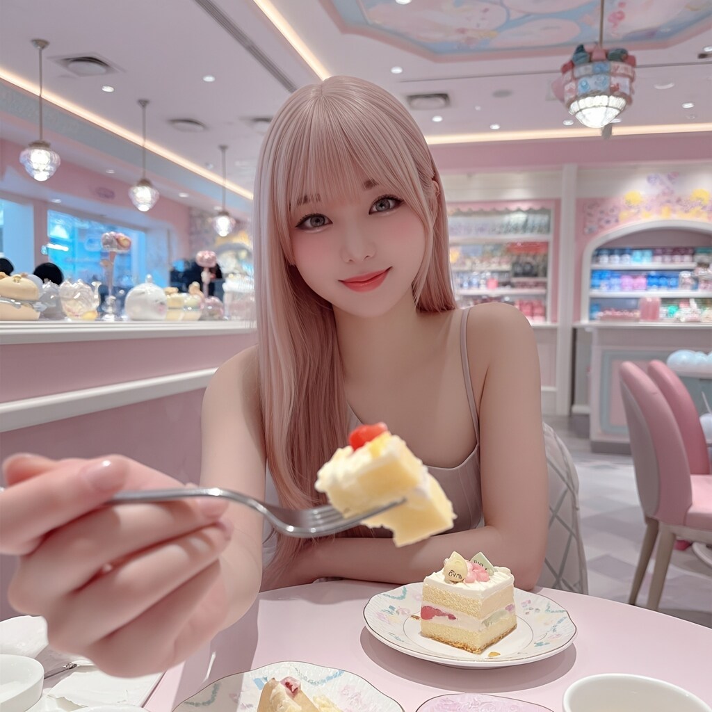 彼女おすすめのケーキ