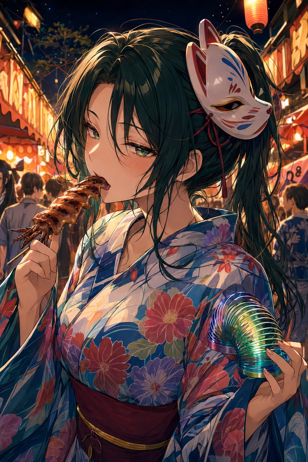 夜店を満喫