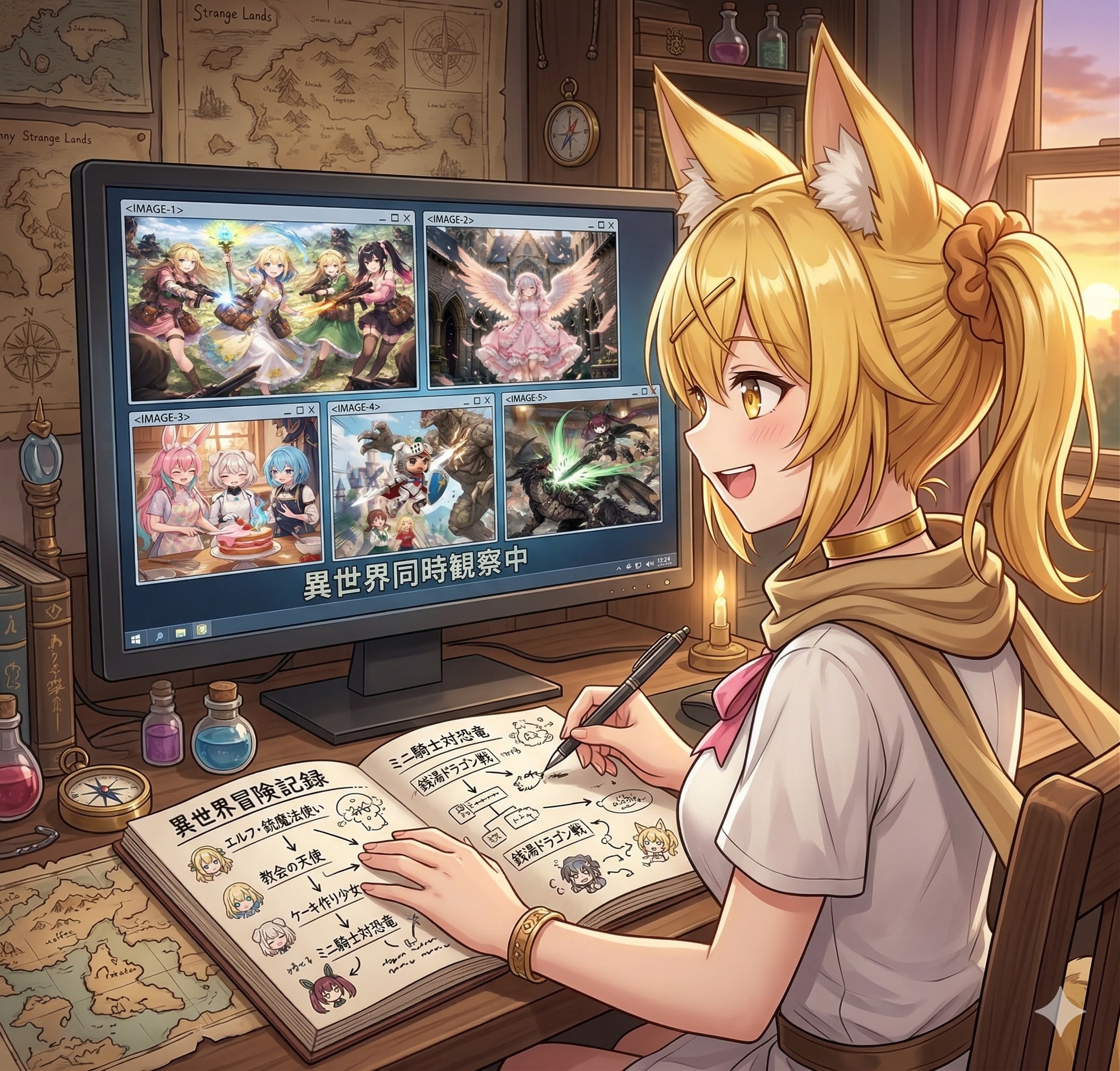 異世界リレー応援 | の人気AIイラスト・グラビア