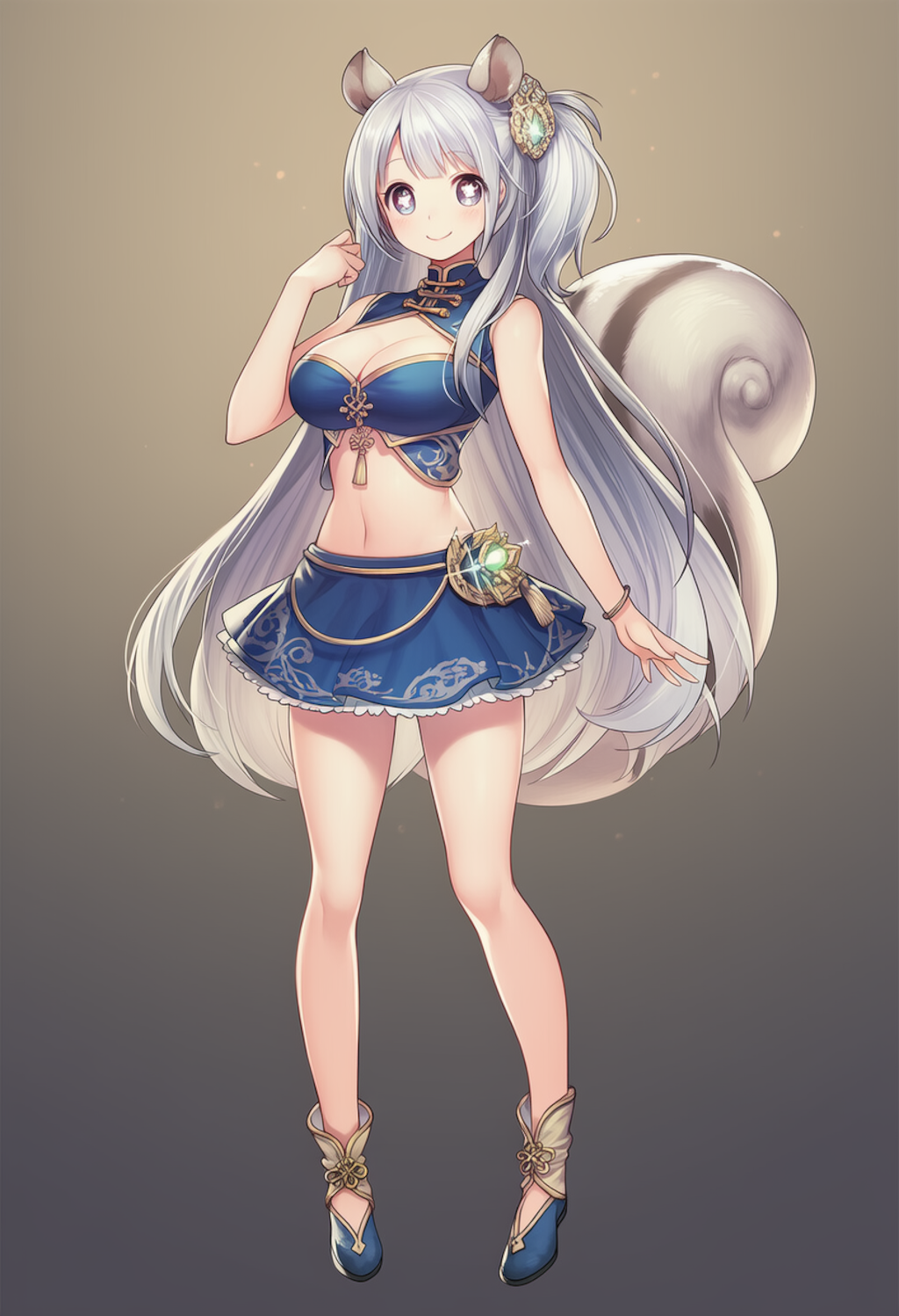 リス耳の女の子