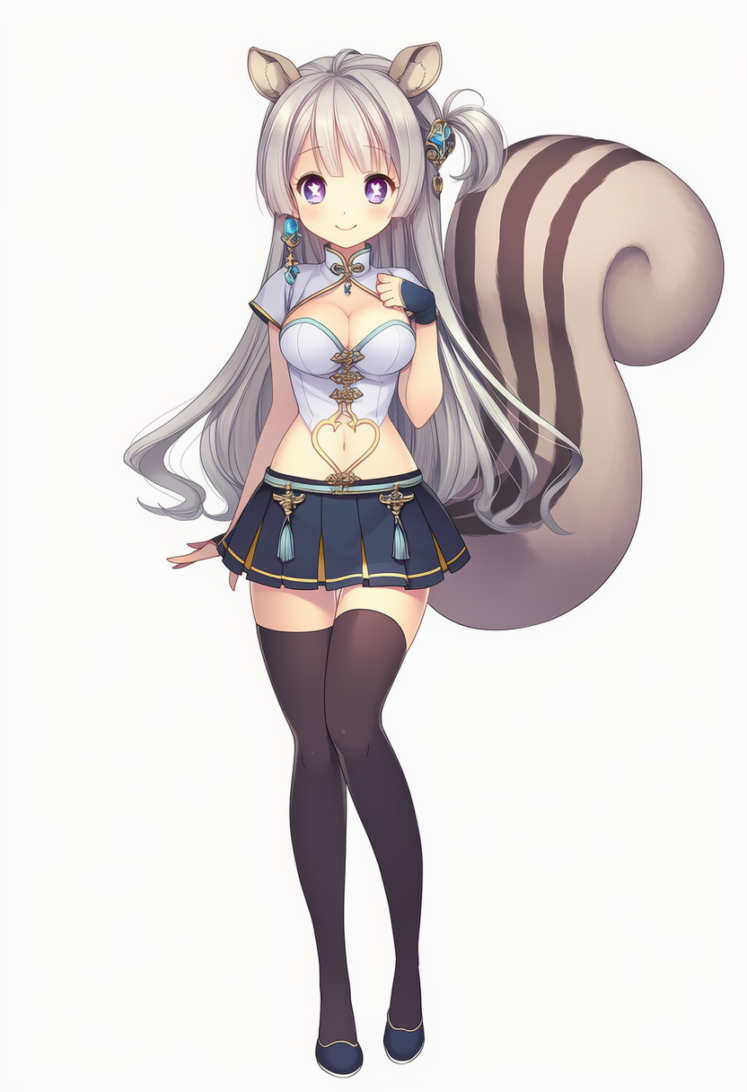 リス耳の女の子 | の人気AIイラスト・グラビア