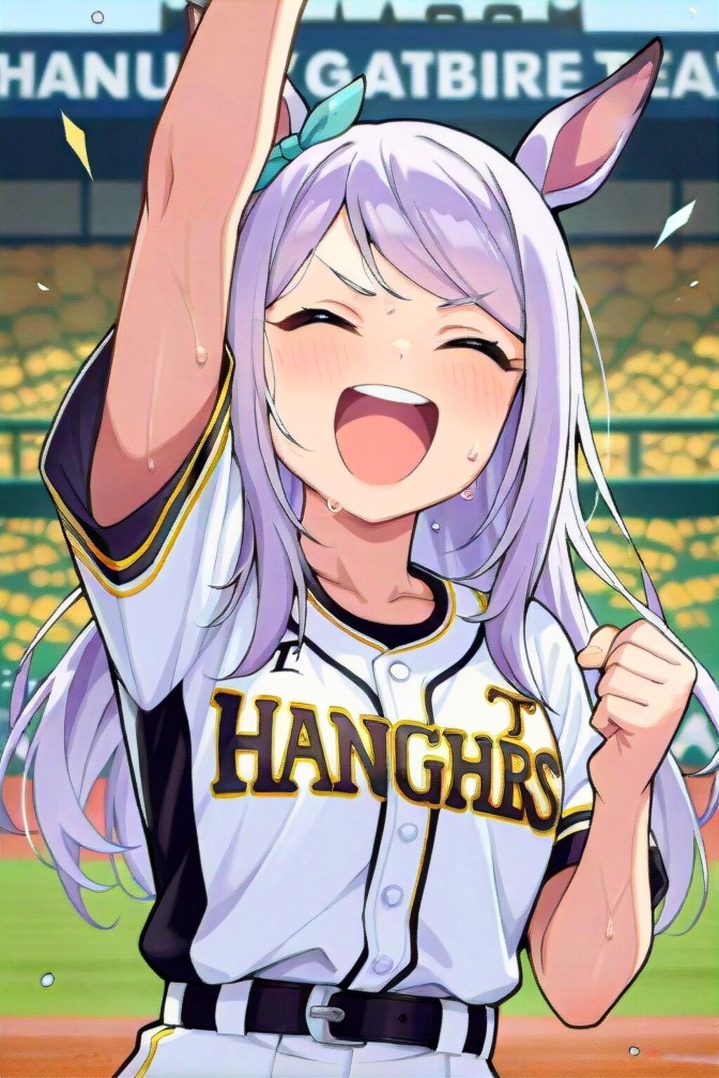 阪神優勝を喜ぶマックちゃん