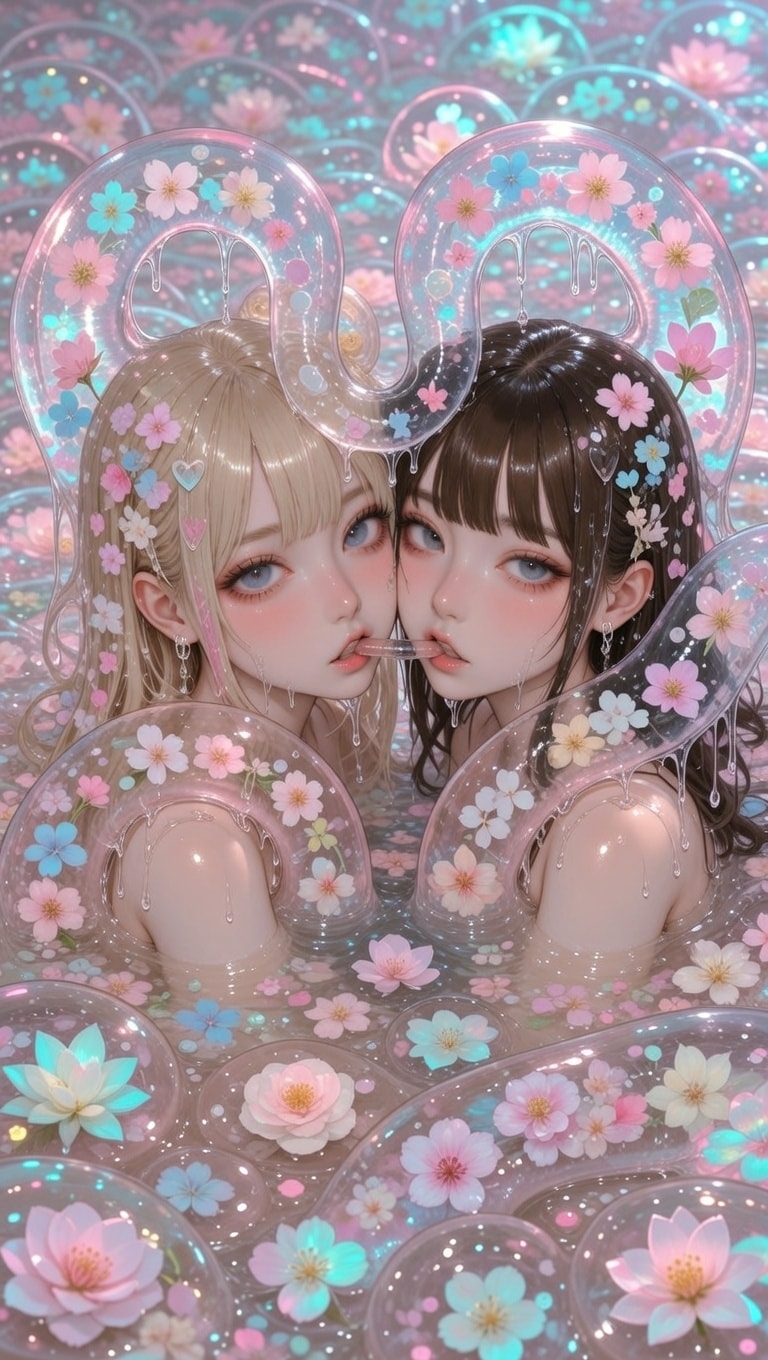 花スライム触手