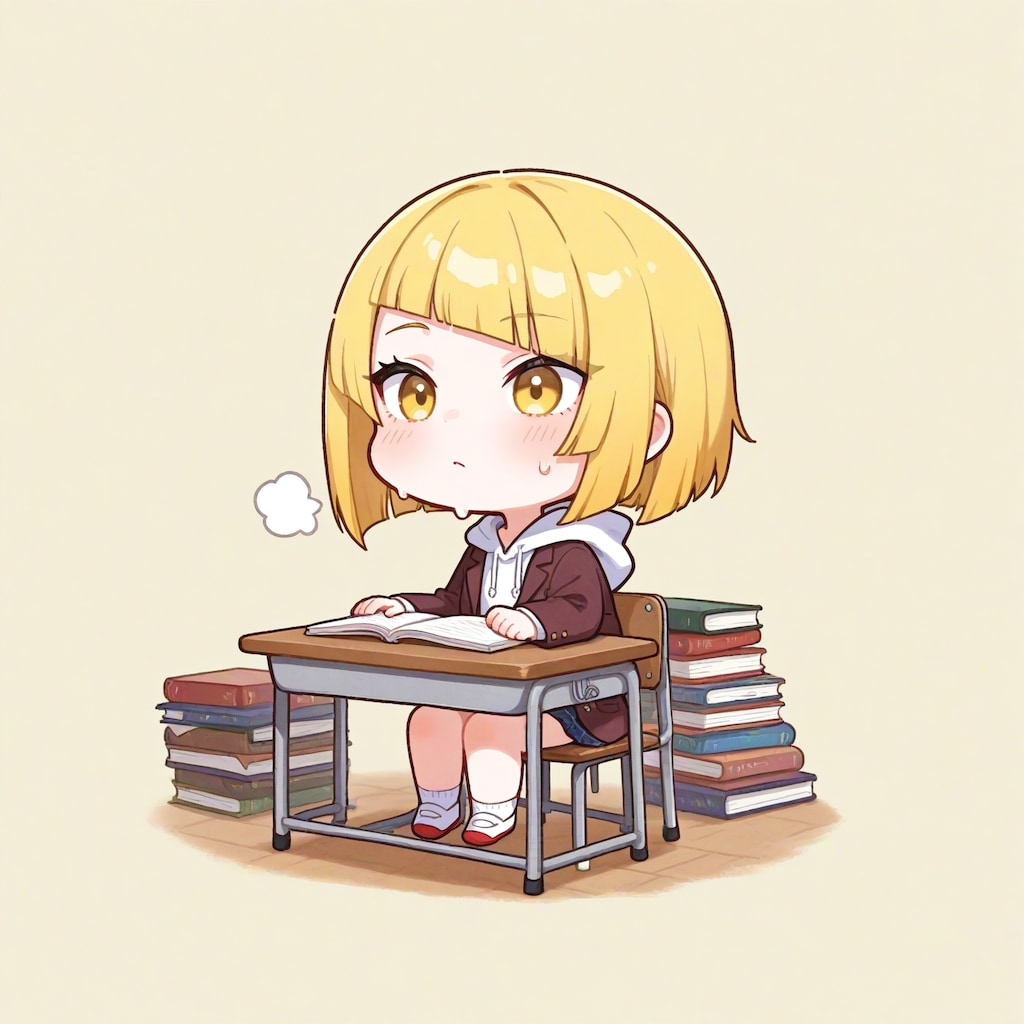 期末考査のテスト期間