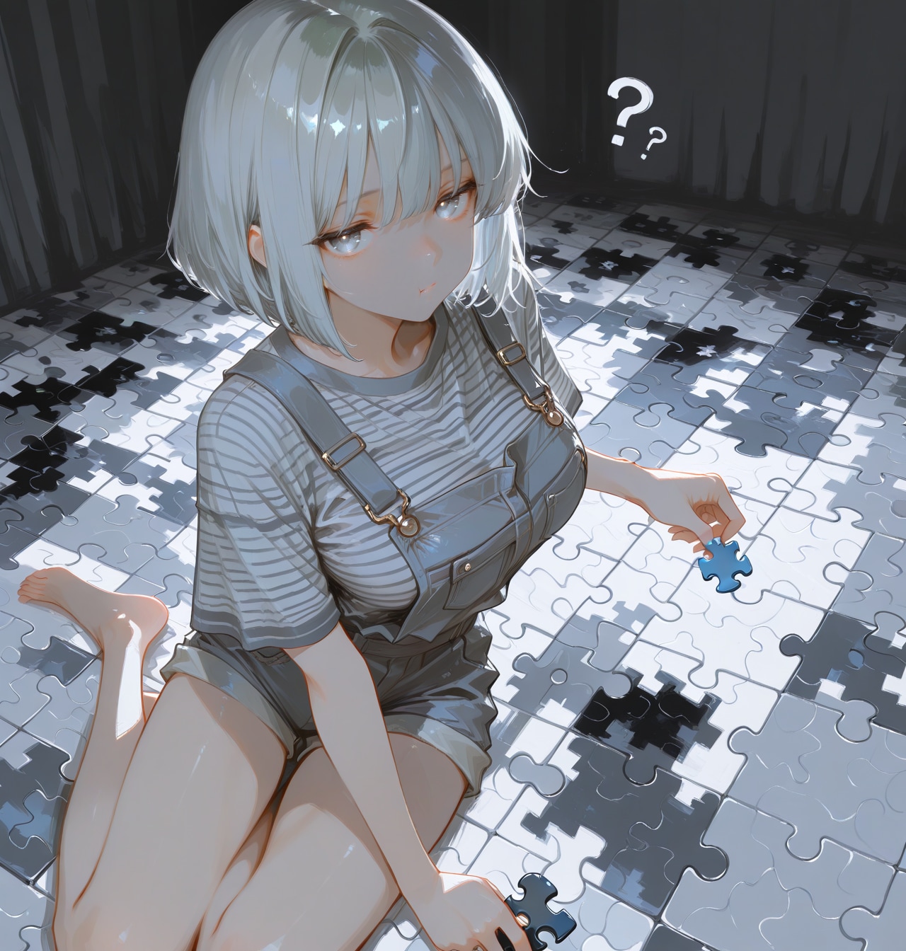 パズルが解けないと出られない部屋 | の人気AIイラスト・グラビア