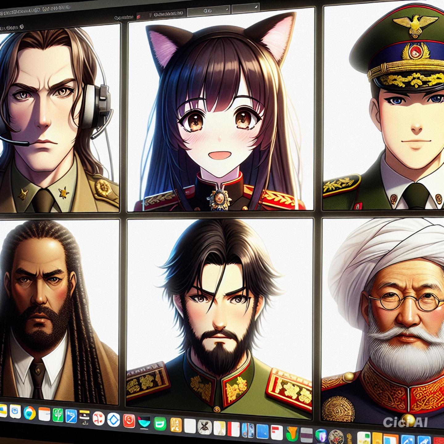 GC戦 世界各地のアミガルズとチュール会議をする | の人気AIイラスト・グラビア