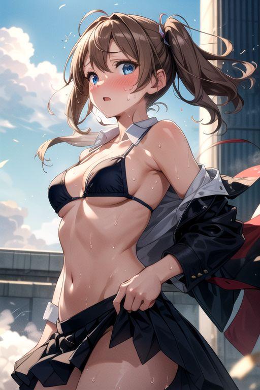 後ろから引っ張られた