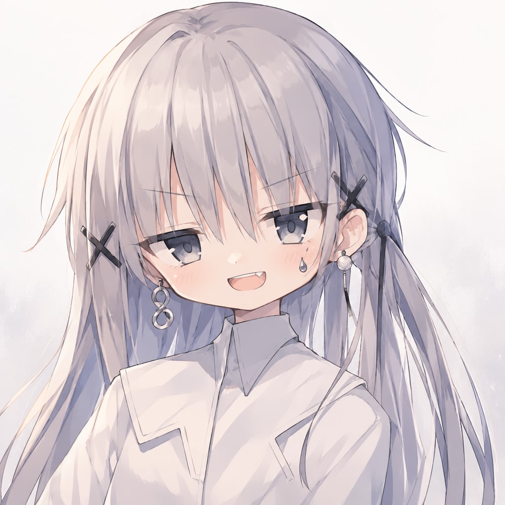 銀髪美少女
