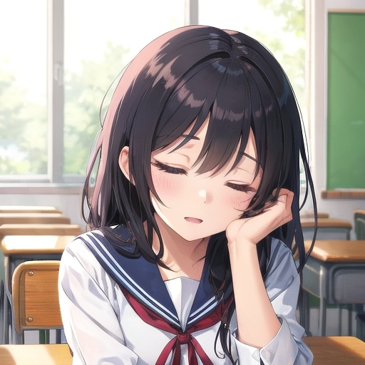 居眠り | の人気AIイラスト・グラビア