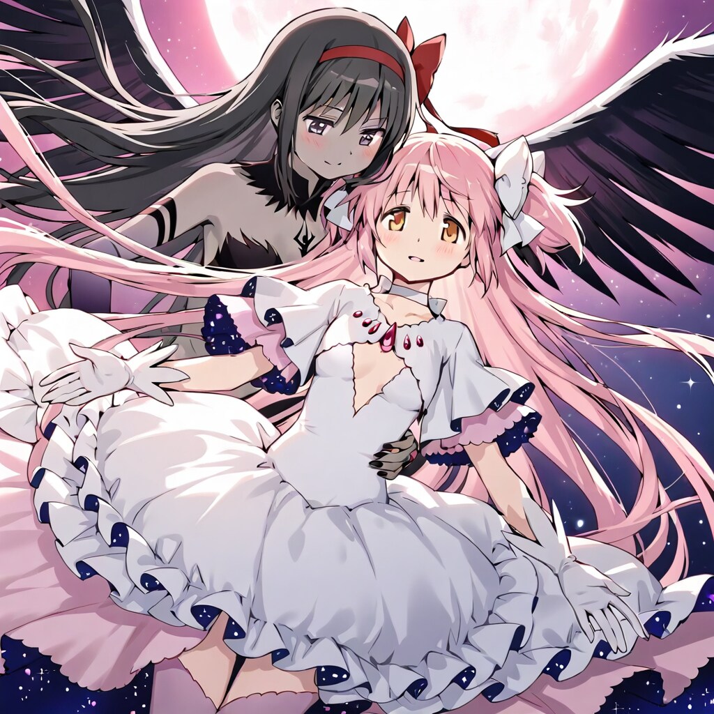 アルティメットまどか＆悪魔ほむら | の人気AIイラスト・グラビア