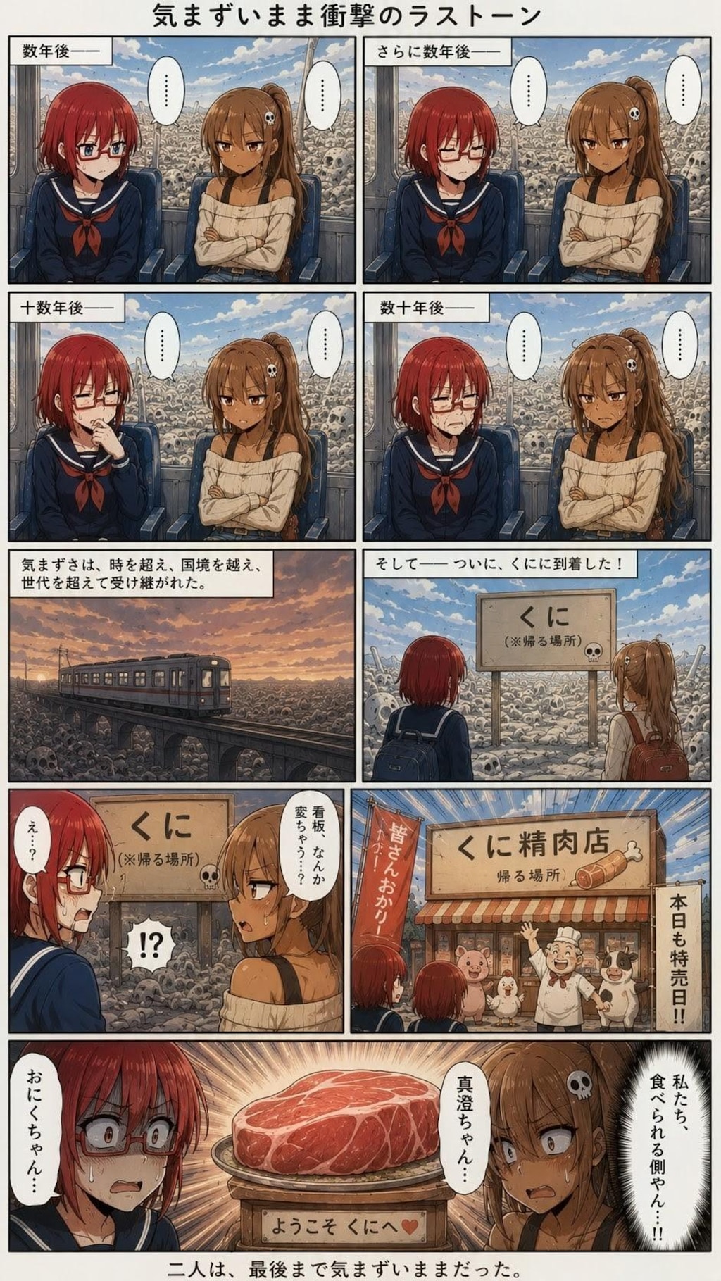 おにく🍖＆真澄👓️で、くにへかえるんだな
