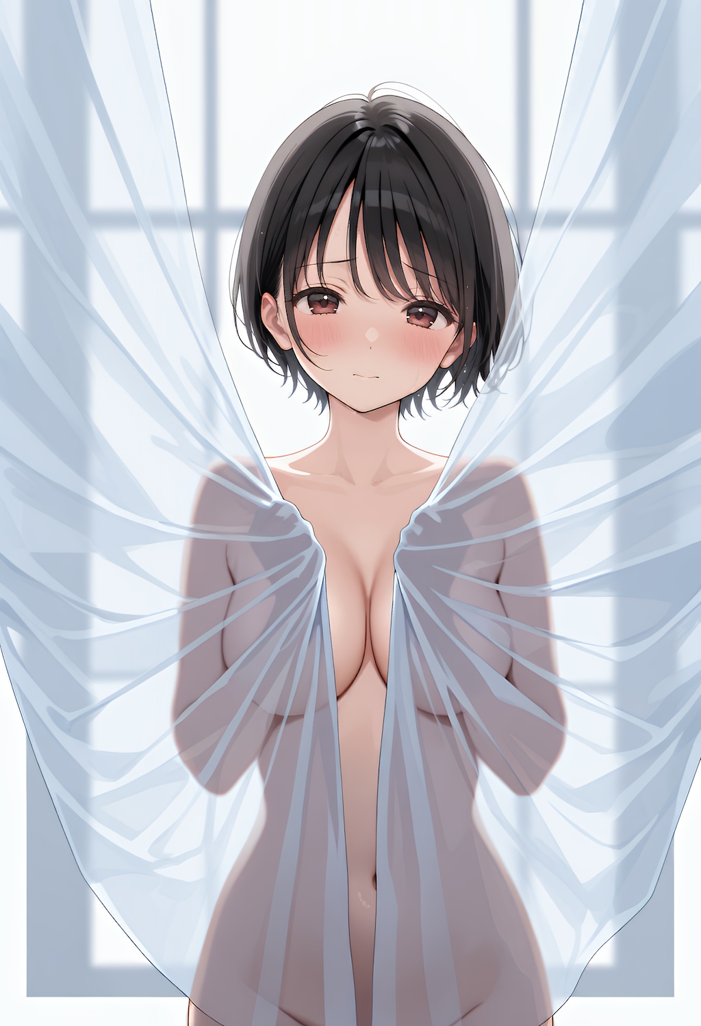 透明なカーテン