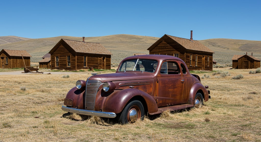 クラシックカーの廃車