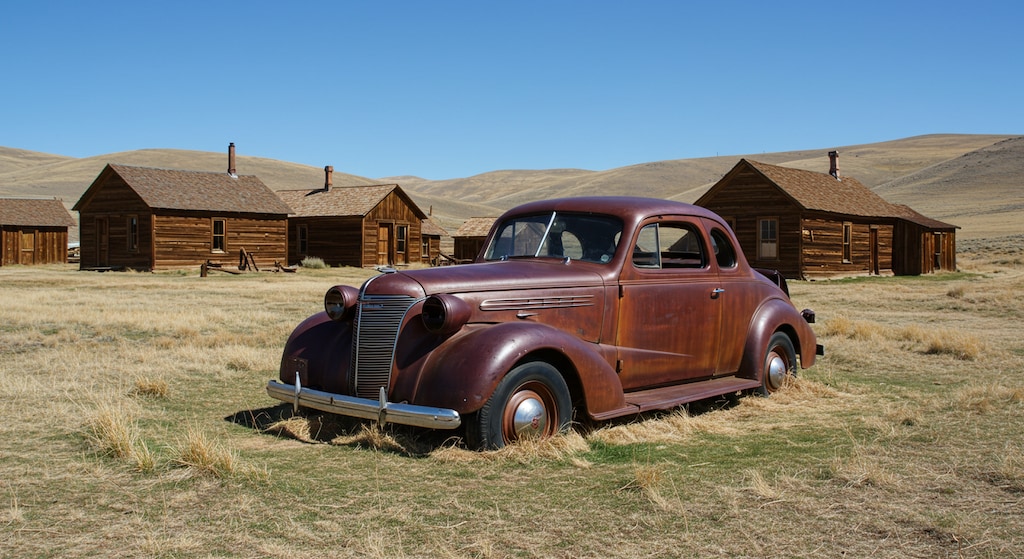 クラシックカーの廃車