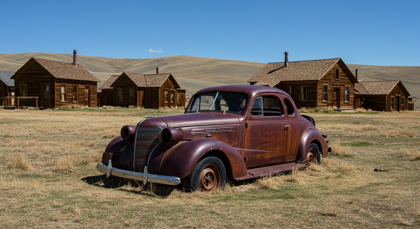 クラシックカーの廃車 | の人気AIイラスト・グラビア