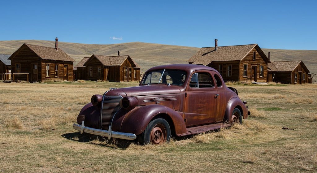 クラシックカーの廃車