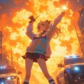 爆炎の中のギャルロリ少女：キラキラアクション！ 2枚目