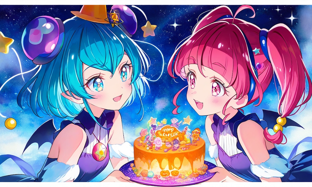 Halloween party🍰星奈ひかる＆羽衣ララ。