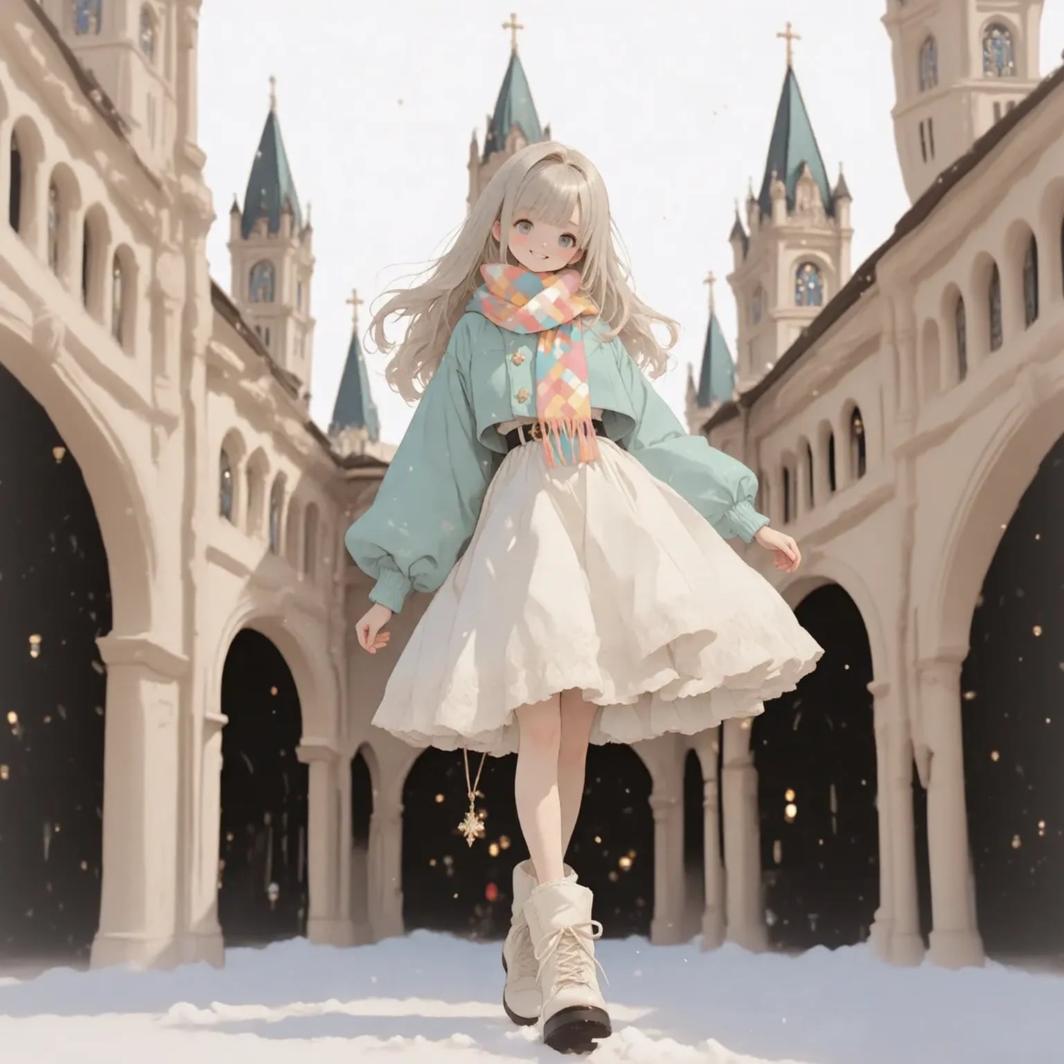 【クリスマスミサ】「家族みんなで行くんだよ」 | の人気AIイラスト・グラビア